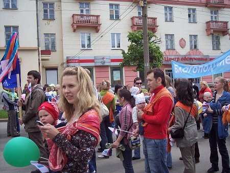 Парад в Ижевске 2008, слингомамы